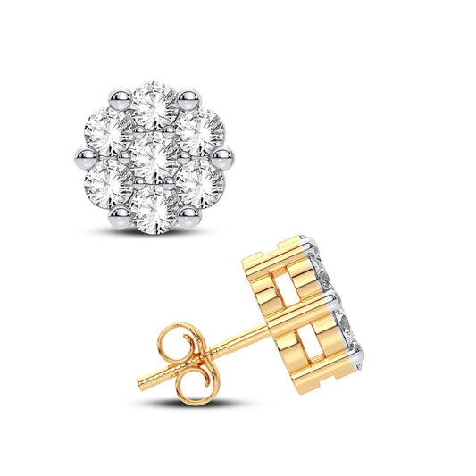 10K 0.71CT Diamond Earring - Solomon Jewelers