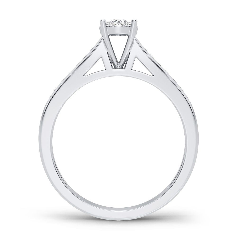 14K 0.22CT Diamond Ring - Solomon Jewelers