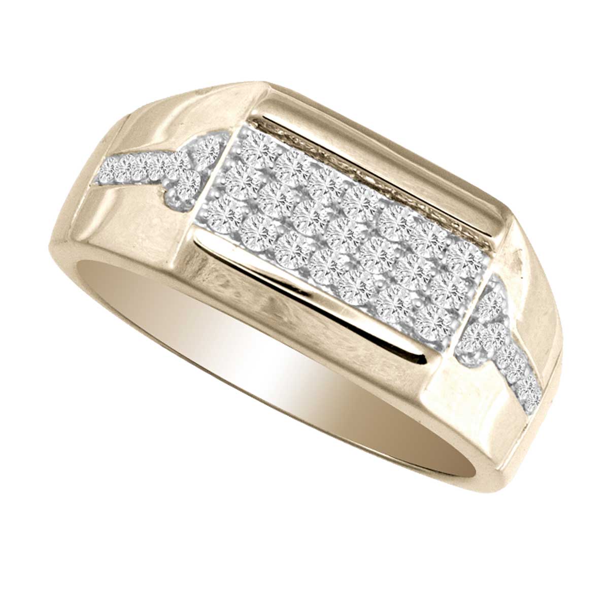 14K 0.50CT DIAMOND MENS  RING