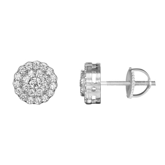 S.Silver Round Earrings RP - Solomon Jewelers