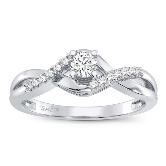 14K 0.16CT Diamond Ring - Solomon Jewelers