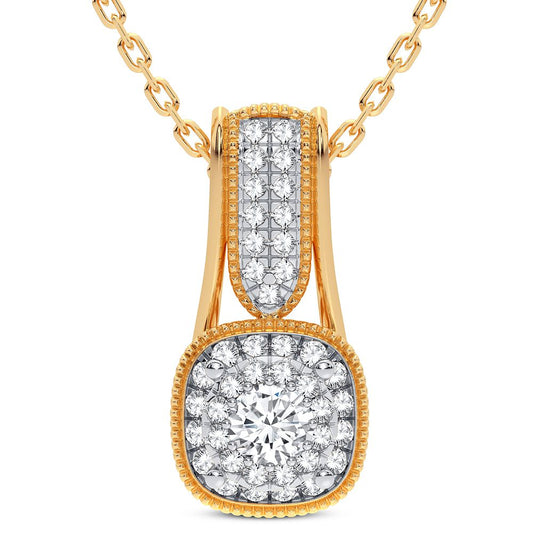 14k 0.20ct Diamond Pendant - Solomon Jewelers
