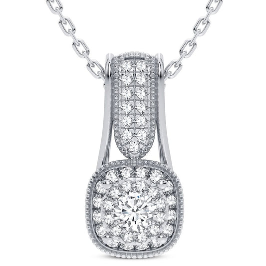 14k 0.20ct Diamond Pendant - Solomon Jewelers