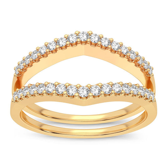 14K 0.25CT Diamond Ring Guard - Solomon Jewelers