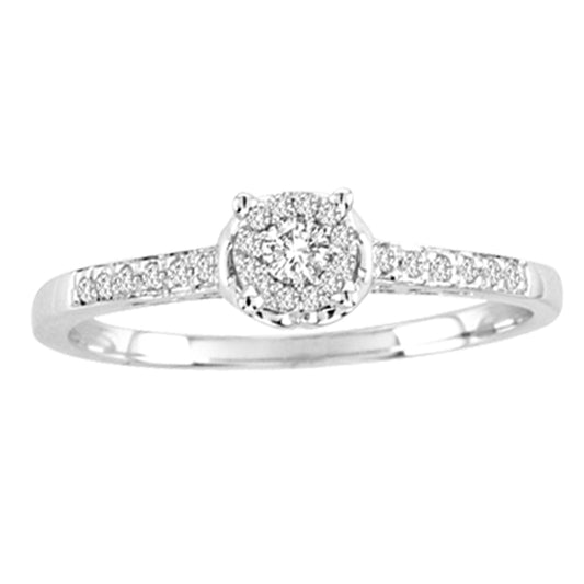 14K 0.16CT Diamond RING - Solomon Jewelers