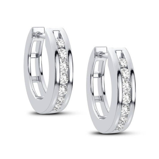 14K 0.15CT Diamond Earring - Solomon Jewelers