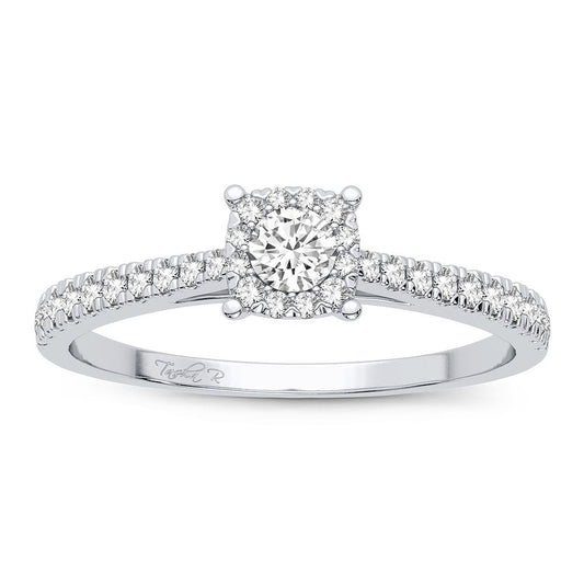 14K 0.09CT Diamond Ring - Solomon Jewelers