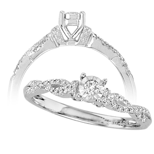 14K 0.20CT DIAMOND RING