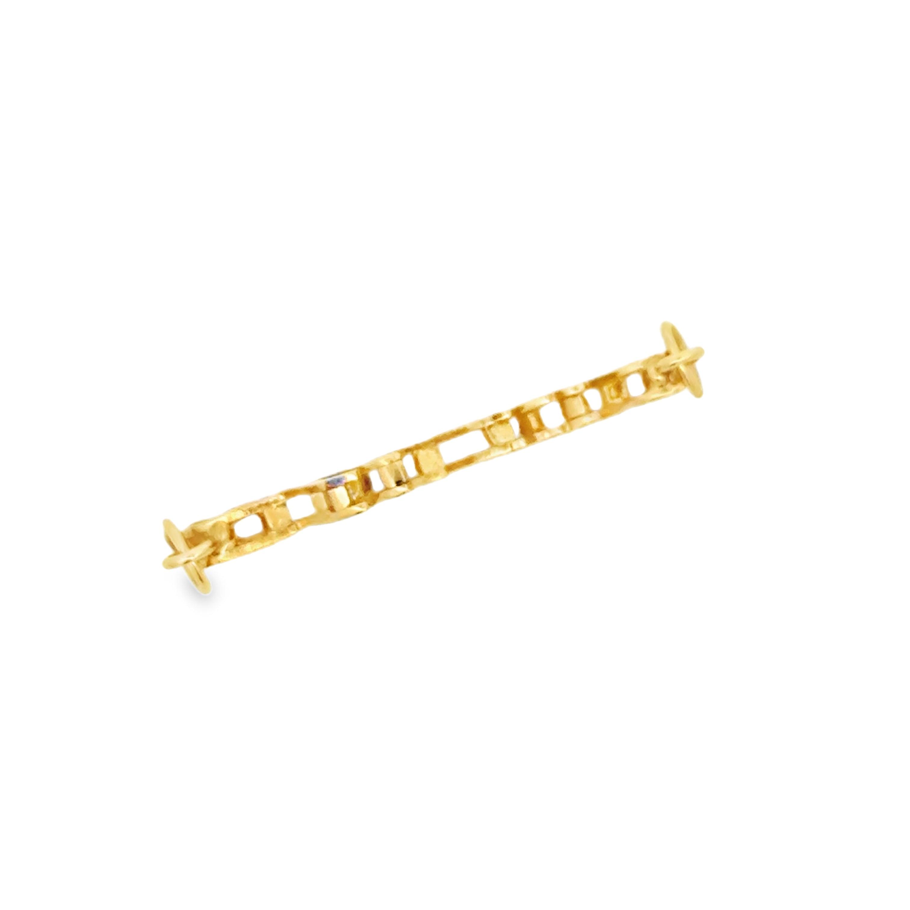 Custom 3d Double Nameplate 10K Gold Script Nameplate Pendant
