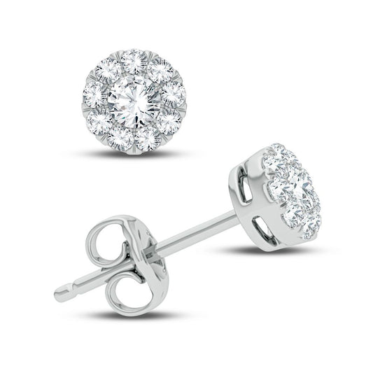 14K 0.50ct Diamond Earring - Solomon Jewelers