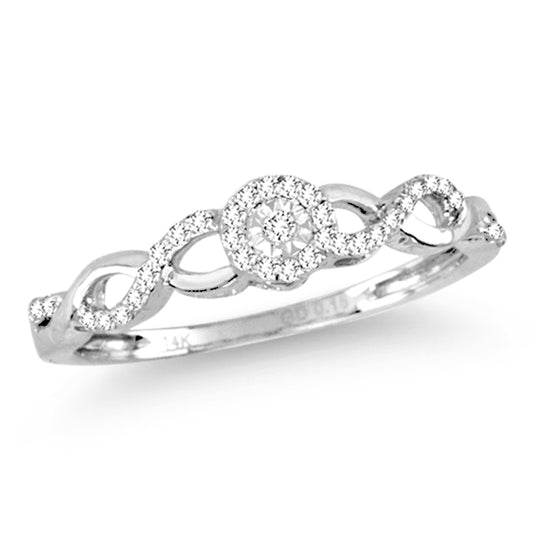 14K   0.16CT  Diamond  RING - Solomon Jewelers