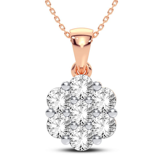 14K 0.25CT Diamond Pendant - Solomon Jewelers