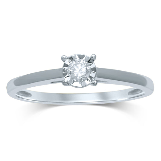 14K 0.10CT DI RING