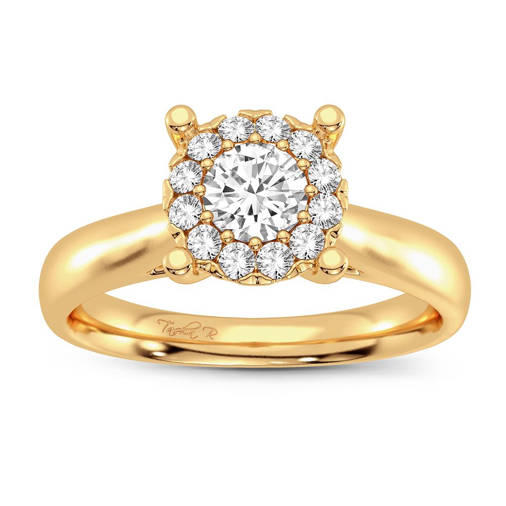 14K 0.25CT Diamond Ring - Solomon Jewelers