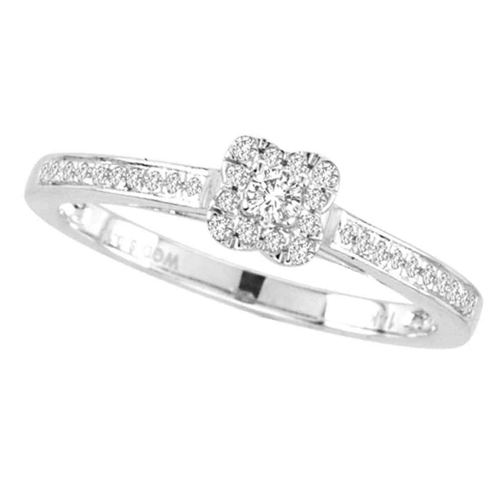 14K 0.18CT DIAMOND RING