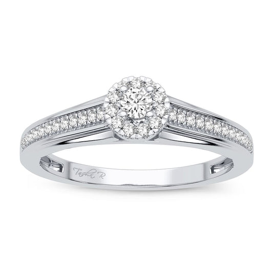 14K 0.20CT Diamond Ring - Solomon Jewelers