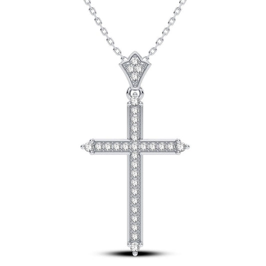 14K 0.17CT Diamond Pendant - Solomon Jewelers
