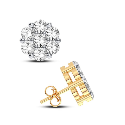 14K 2.00CT Diamond Earring - Solomon Jewelers
