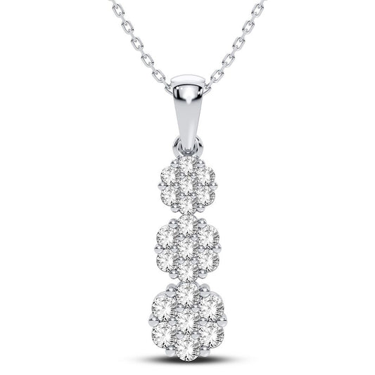 10K 0.75CT Diamond Pendant - Solomon Jewelers