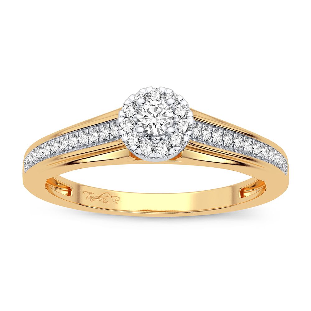 14K 0.20CT Diamond Ring - Solomon Jewelers