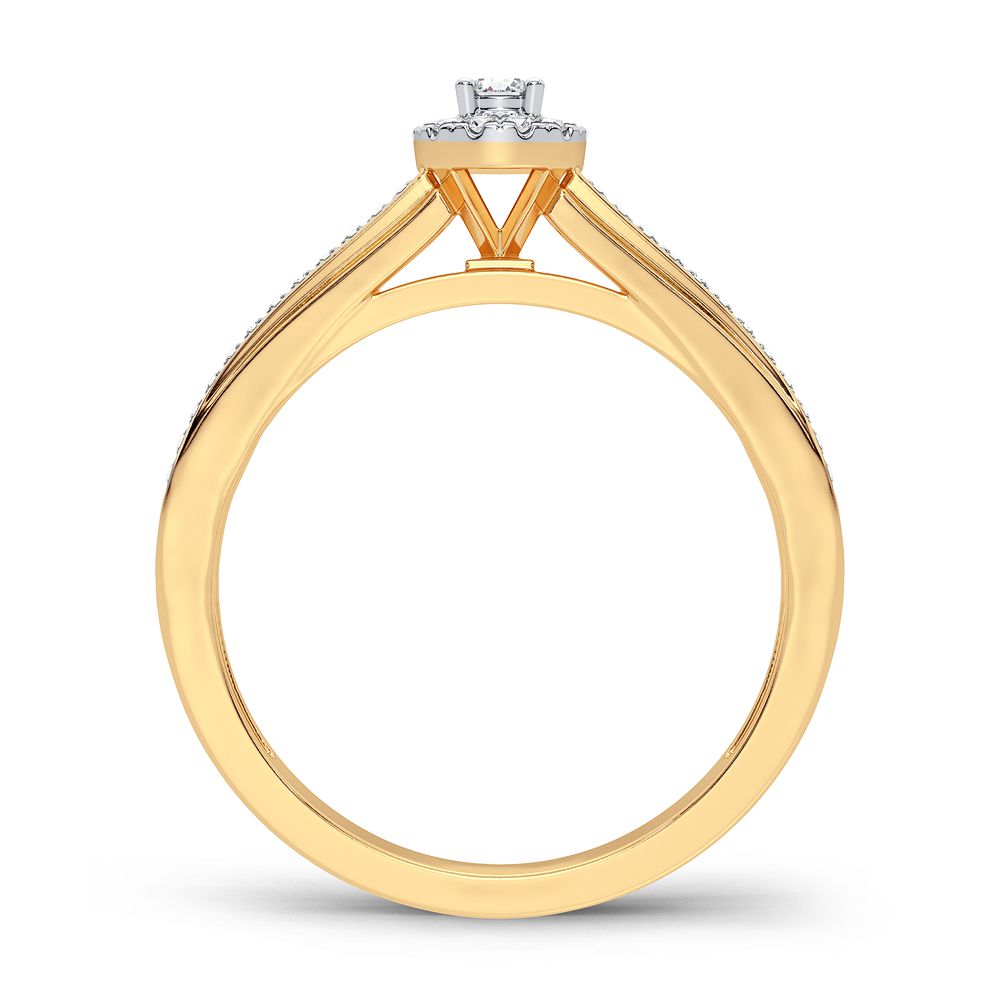 14K 0.20CT Diamond Ring - Solomon Jewelers