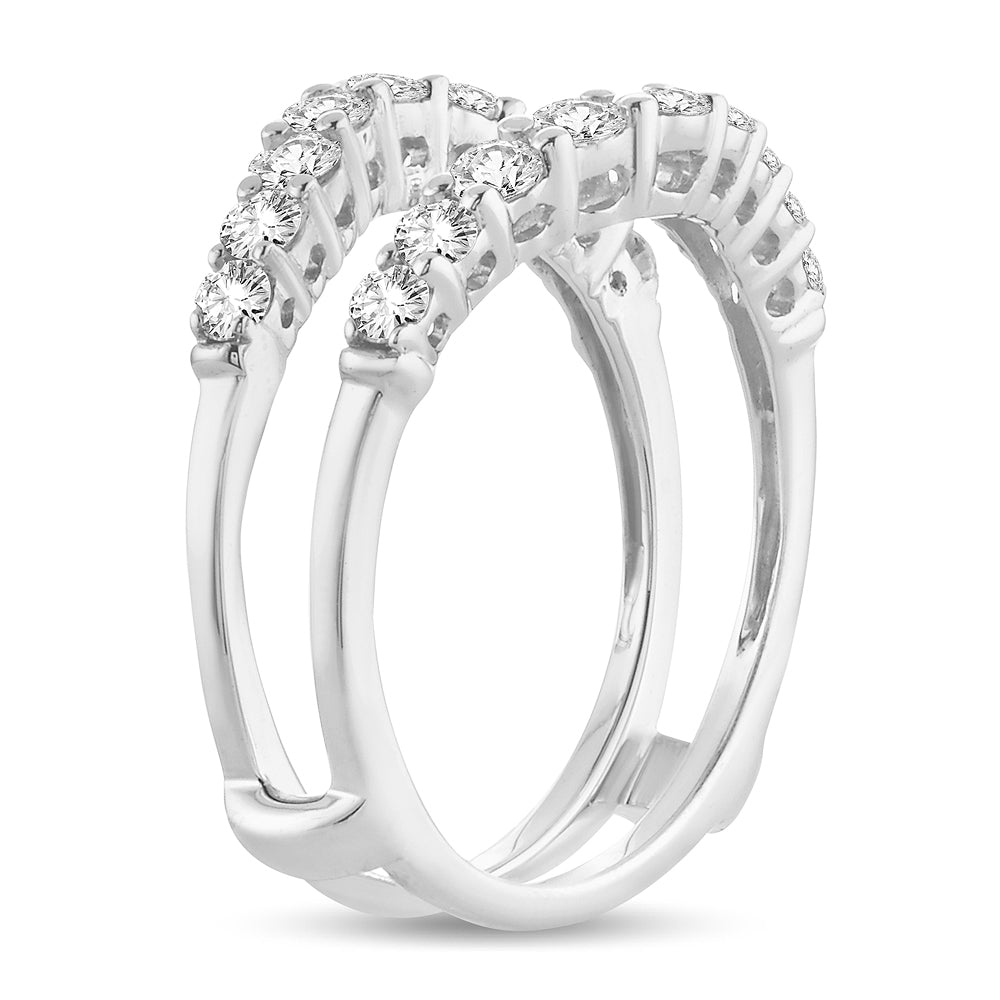 14K 1.00CT Diamond RING GUARD - Solomon Jewelers