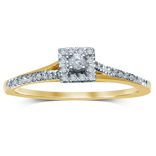 14K 0.20CT Diamond RING - Solomon Jewelers