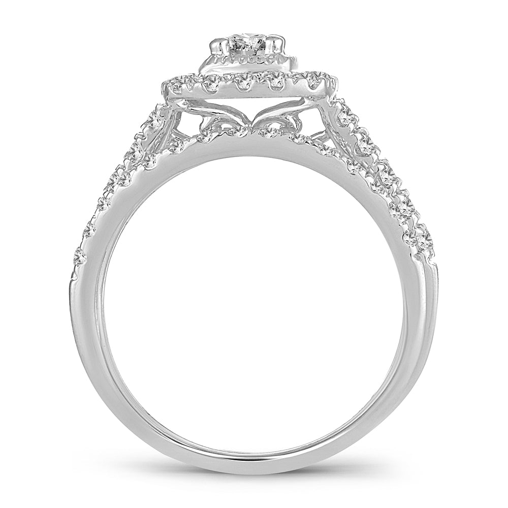 14K 1.00CT DIAMOND BRIDAL RING - Solomon Jewelers