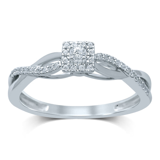 14K 0.20CT Diamond RING - Solomon Jewelers