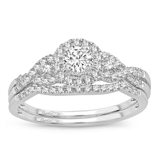 14K 0.50CT DIAMOND BRIDAL RING - Solomon Jewelers