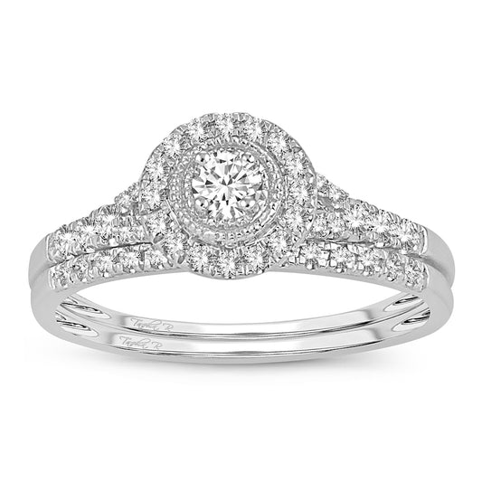 14K 0.34CT DIAMOND BRIDAL RING - Solomon Jewelers