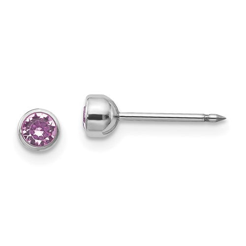 inverness-14k-white-gold-4mm-june-crystal-bezel-earrings-SolomonJeweler-Wichita-KS-CustomJewelry