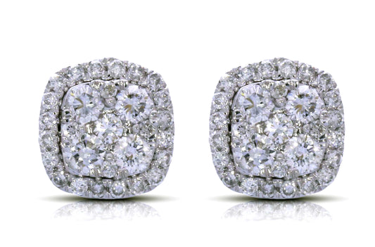 14K 1.00ct Diamond Earring - Solomon Jewelers