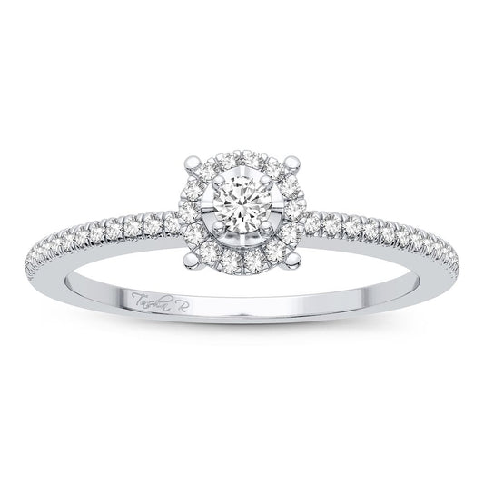 14K 0.16CT Diamond Ring - Solomon Jewelers
