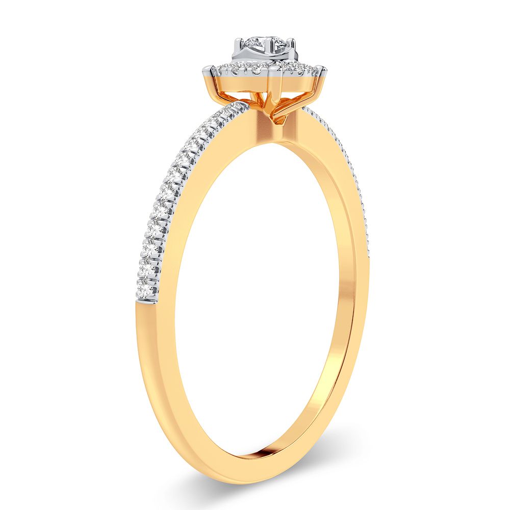 14 Karat Gold 0.16CT Diamond Ring - Solomon Jewelers