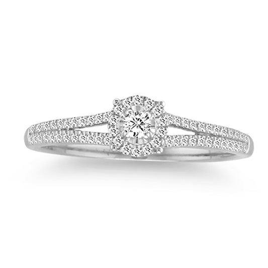 14K 0.16CT Diamond RING - Solomon Jewelers