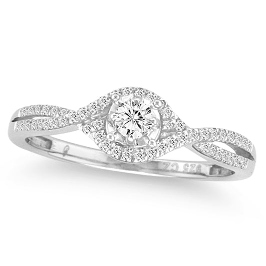 14K 0.25CT Diamond RING - Solomon Jewelers