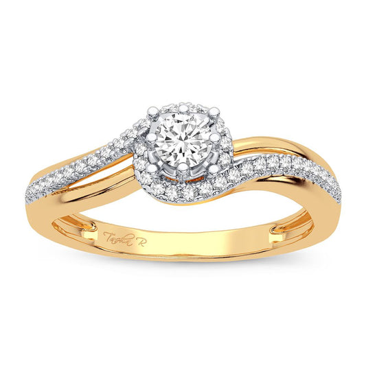 14K 0.20CT Diamond Ring - Solomon Jewelers