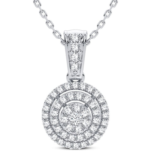14K 0.25CT DIAMOND PENDANT - Solomon Jewelers