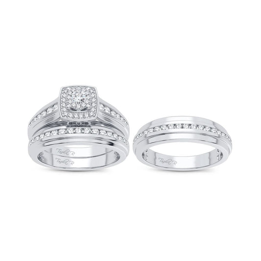 14K 1.00CT DIAMOND Trio Set