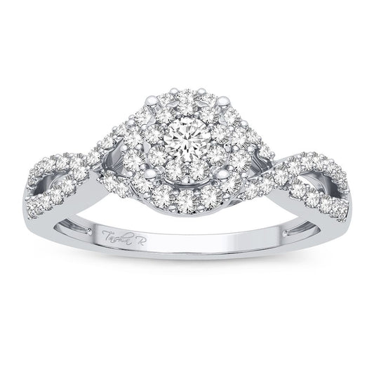 14K 0.38CT Diamond Ring - Solomon Jewelers
