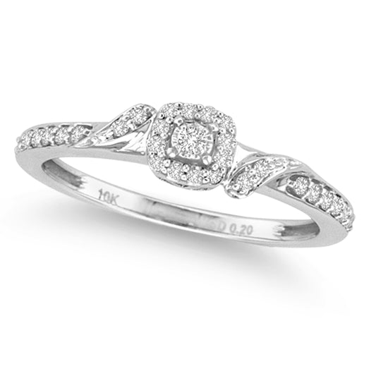 10K 0.20CT Diamond RING - Solomon Jewelers