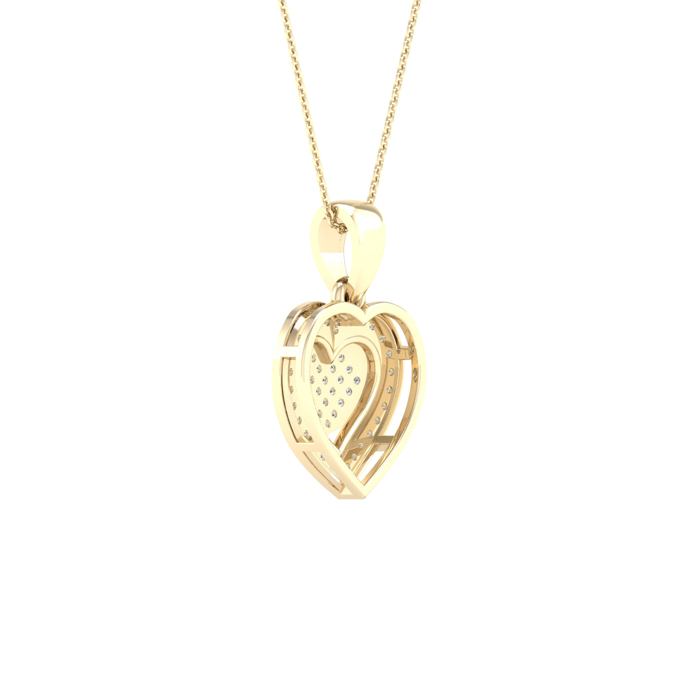 10K 0.15CT Diamond Pendant - Solomon Jewelers