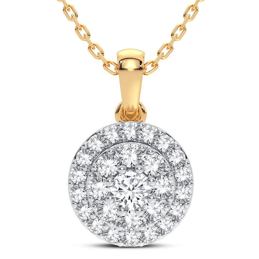 14K 0.33CT DIAMOND PENDANT - Solomon Jewelers