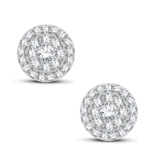 14K 0.62CT Diamond Earring - Solomon Jewelers