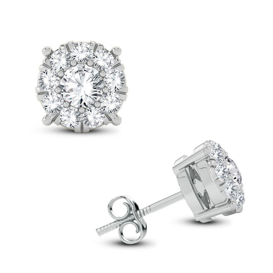 14K 0.25CT Diamond Earring - Solomon Jewelers