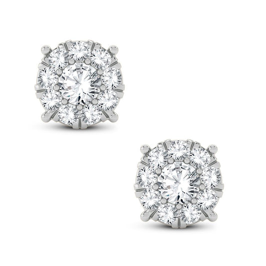 14K 0.25CT Diamond Earring - Solomon Jewelers