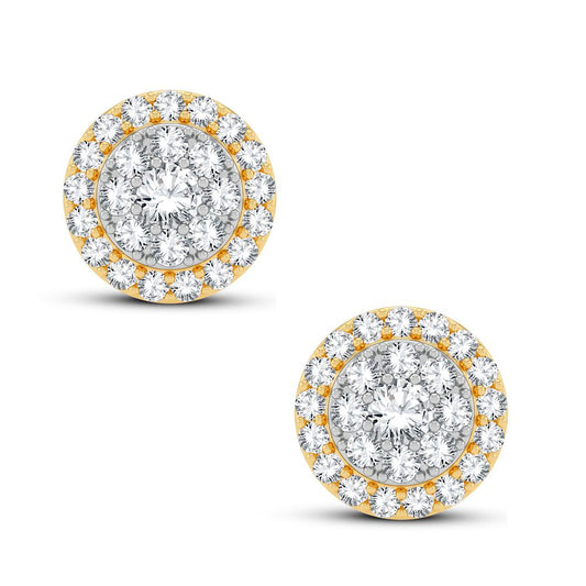 14K 0.62CT Diamond Earring - Solomon Jewelers