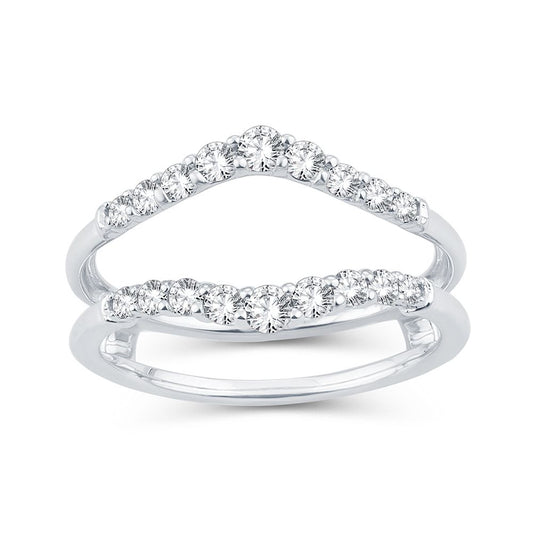 14K 0.50CT DIAMOND RING GUARD