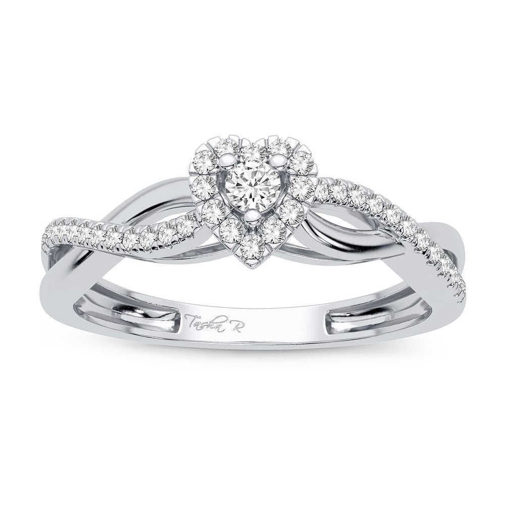 14K 0.20CT Diamond Ring - Solomon Jewelers
